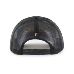 Pittsburgh Pirates Garner Trucker Adjustable Hat - Black | 47 brand
