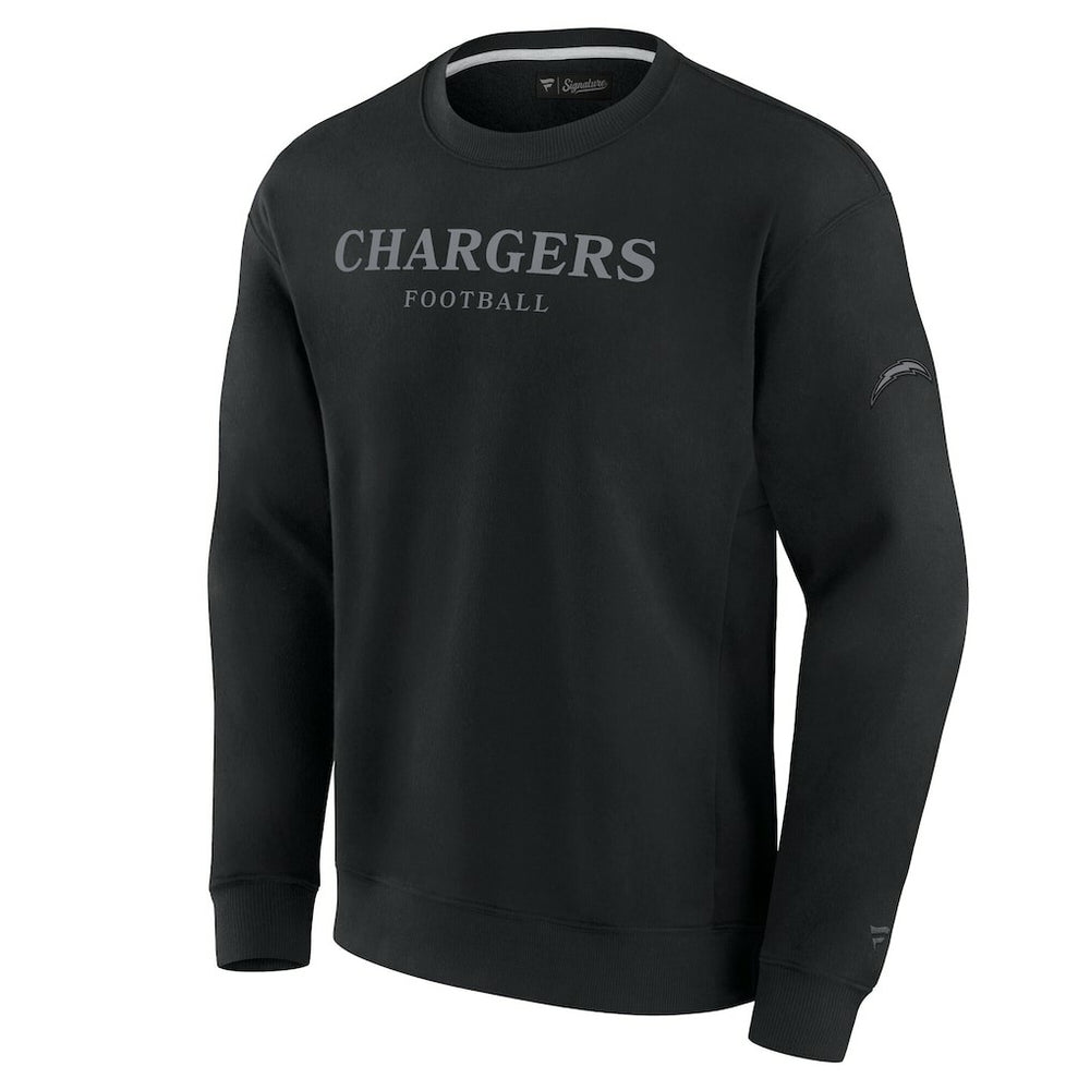 Los Angeles Chargers Unisex Elements Unlimited Fleece Pullover Sweatshirt - Black outlet
