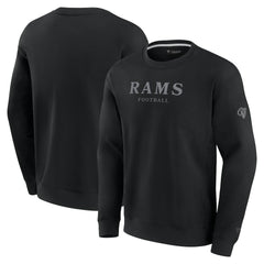 Los Angeles Rams Unisex Elements Unlimited Fleece Pullover Sweatshirt - Black outlet