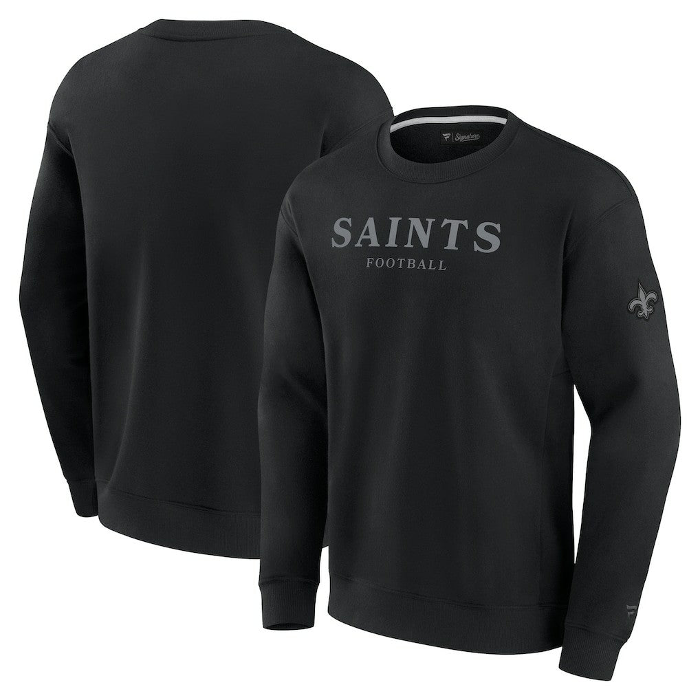 New Orleans Saints Unisex Elements Unlimited Fleece Pullover Sweatshirt - Black outlet