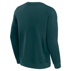 Philadelphia Eagles Unisex Elements Unlimited Fleece Pullover Sweatshirt - Midnight Green online