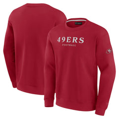 San Francisco 49ers Unisex Elements Unlimited Fleece Pullover Sweatshirt - Scarlet sale