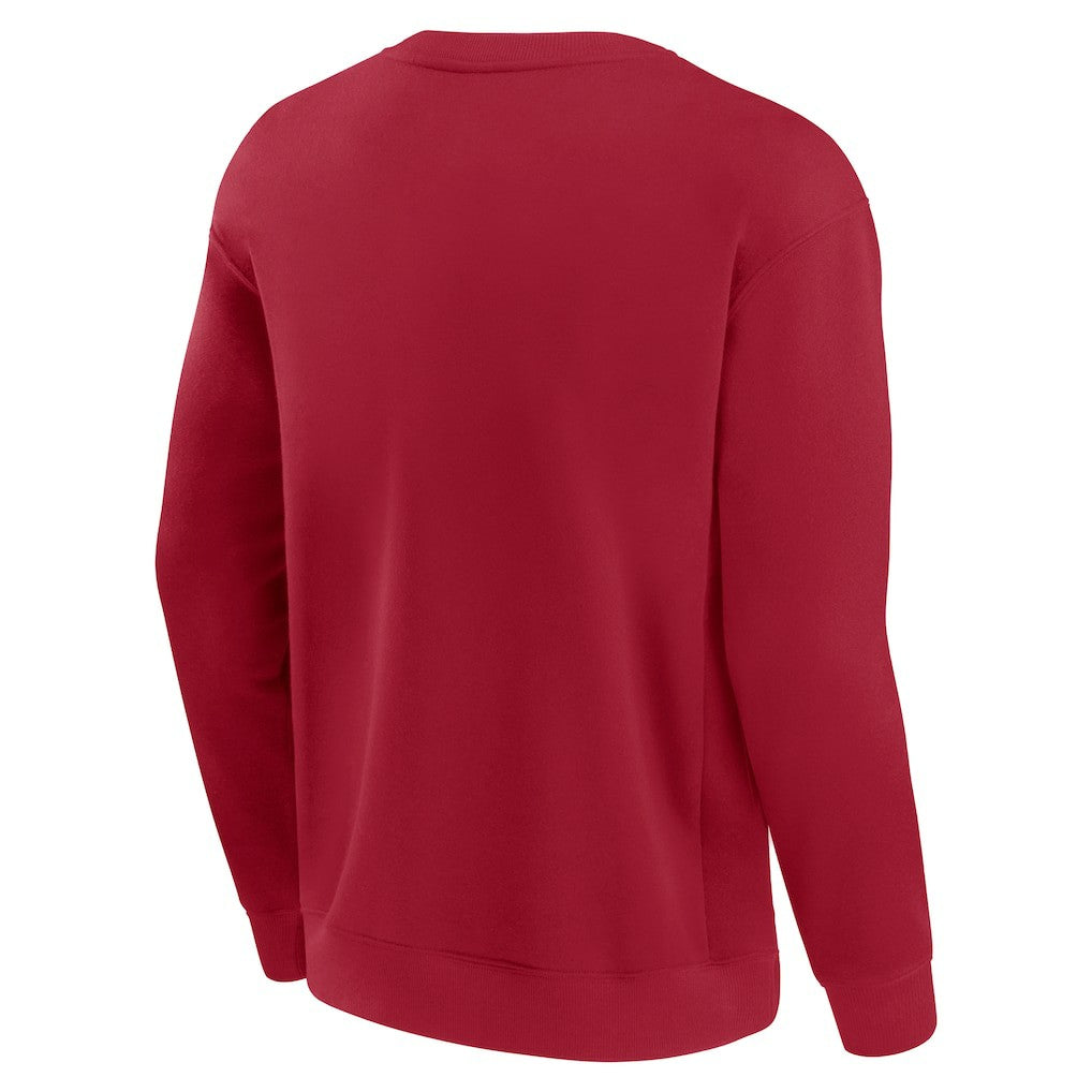 San Francisco 49ers Unisex Elements Unlimited Fleece Pullover Sweatshirt - Scarlet sale