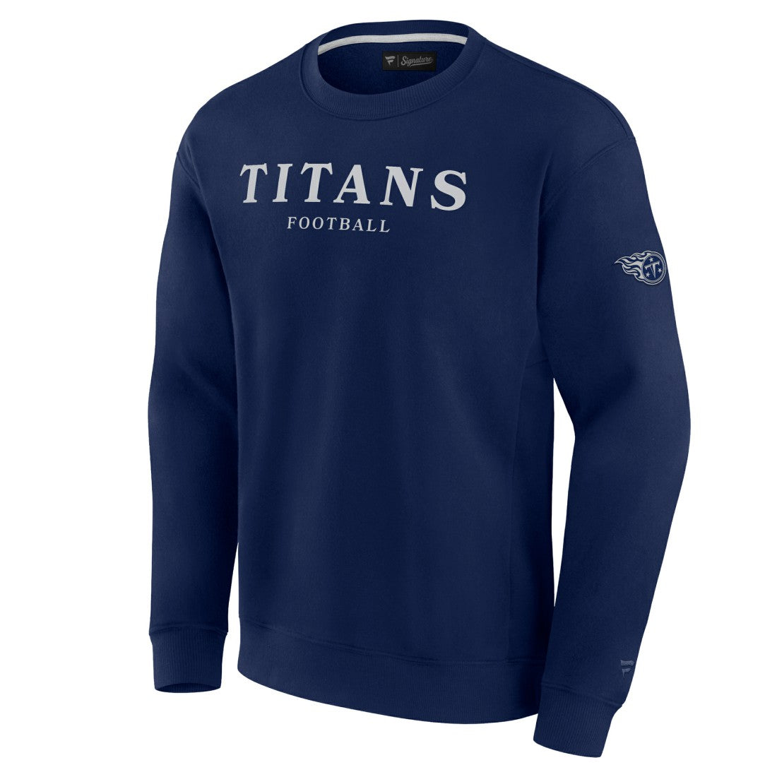 Tennessee Titans Unisex Elements Unlimited Fleece Pullover Sweatshirt - Navy online