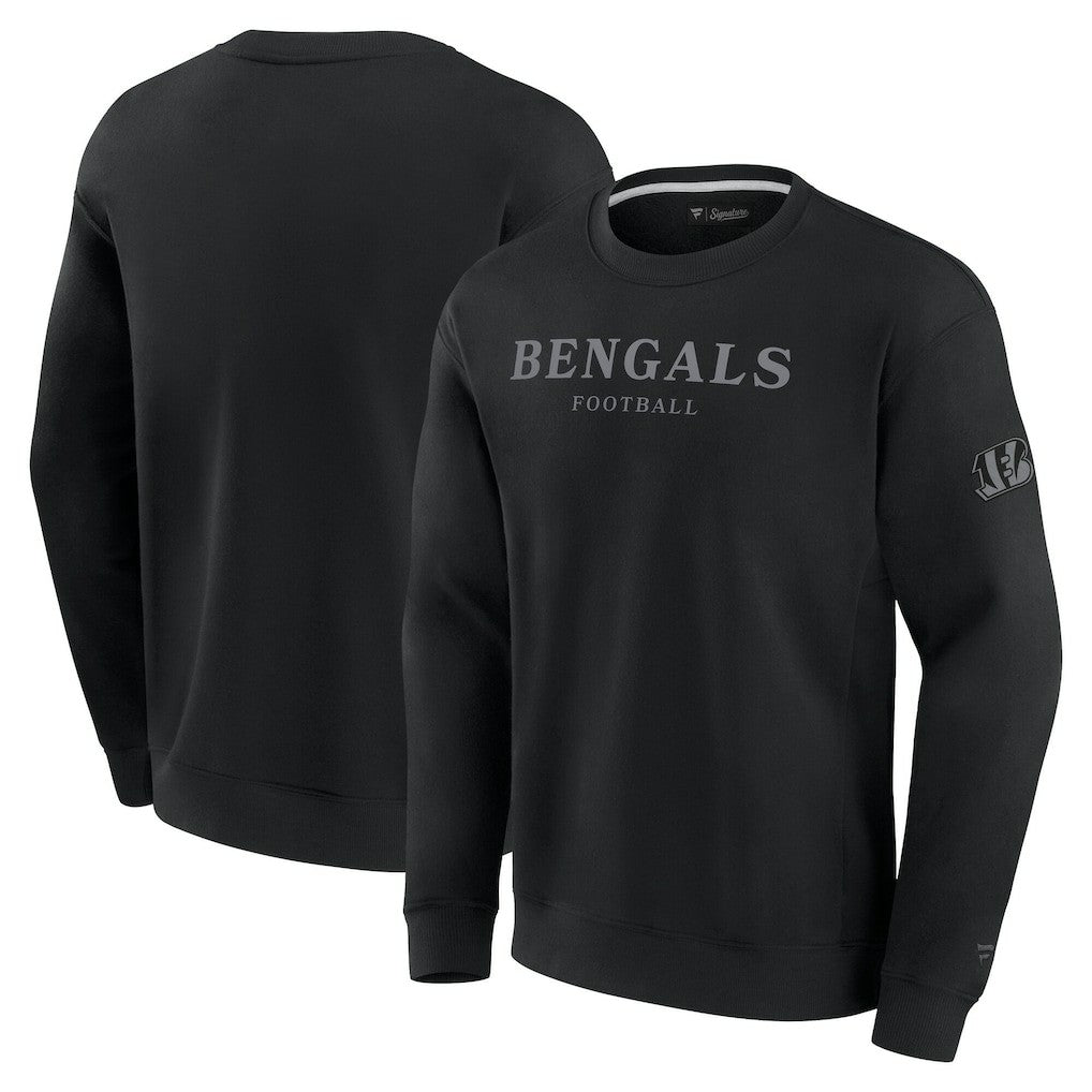 Cincinnati Bengals Unisex Elements Unlimited Fleece Pullover Sweatshirt - Black discount