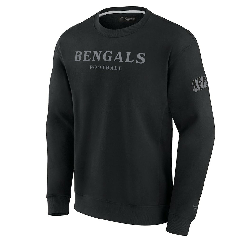 Cincinnati Bengals Unisex Elements Unlimited Fleece Pullover Sweatshirt - Black discount