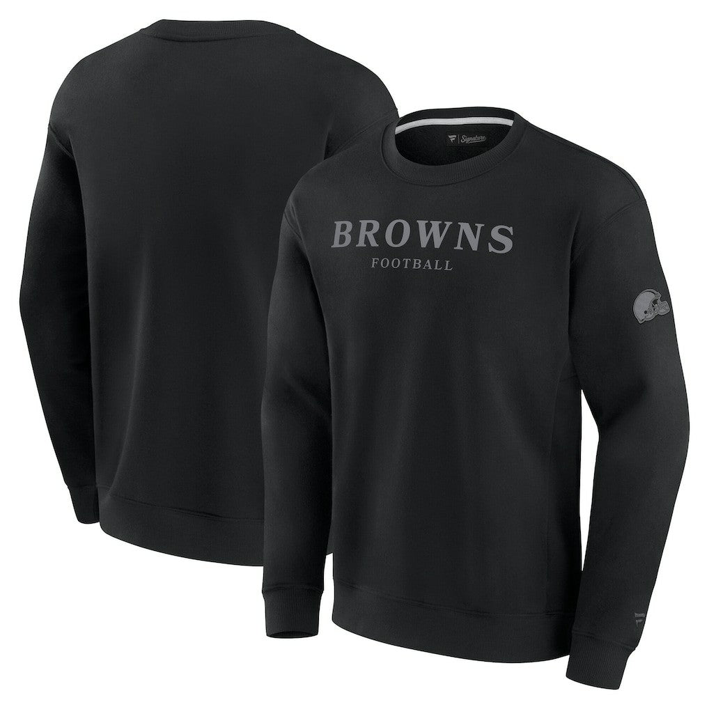 Cleveland Browns Unisex Elements Unlimited Fleece Pullover Sweatshirt - Black online