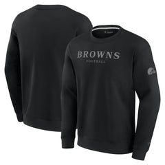 Cleveland Browns Unisex Elements Unlimited Fleece Pullover Sweatshirt - Black online