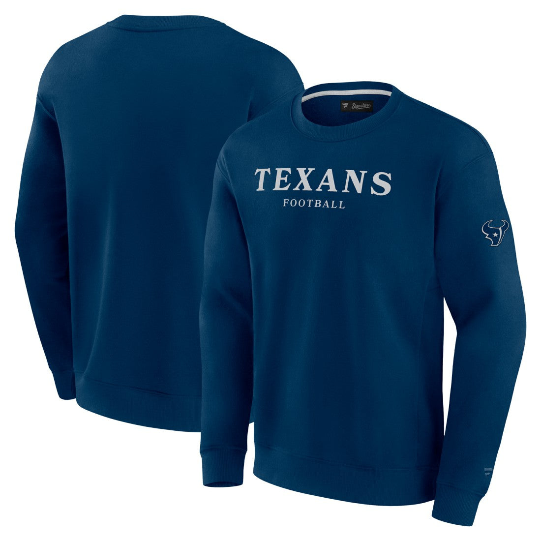 Houston Texans Unisex Elements Unlimited Fleece Pullover Sweatshirt - Navy outlet