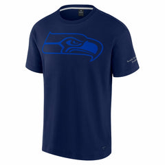 Seattle Seahawks Unisex Elements Iconic T-Shirt - College Navy discount