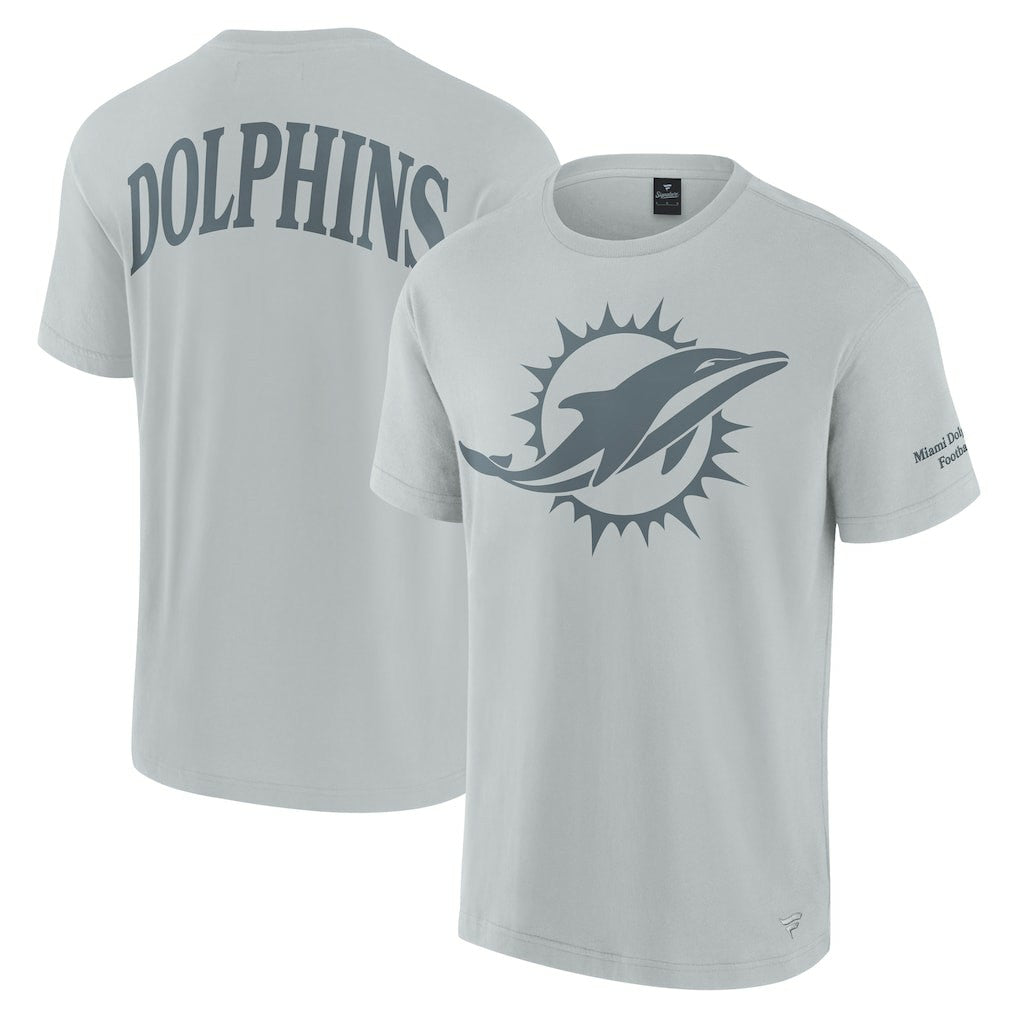 Miami Dolphins Unisex Elements Iconic T-Shirt - Gray discount