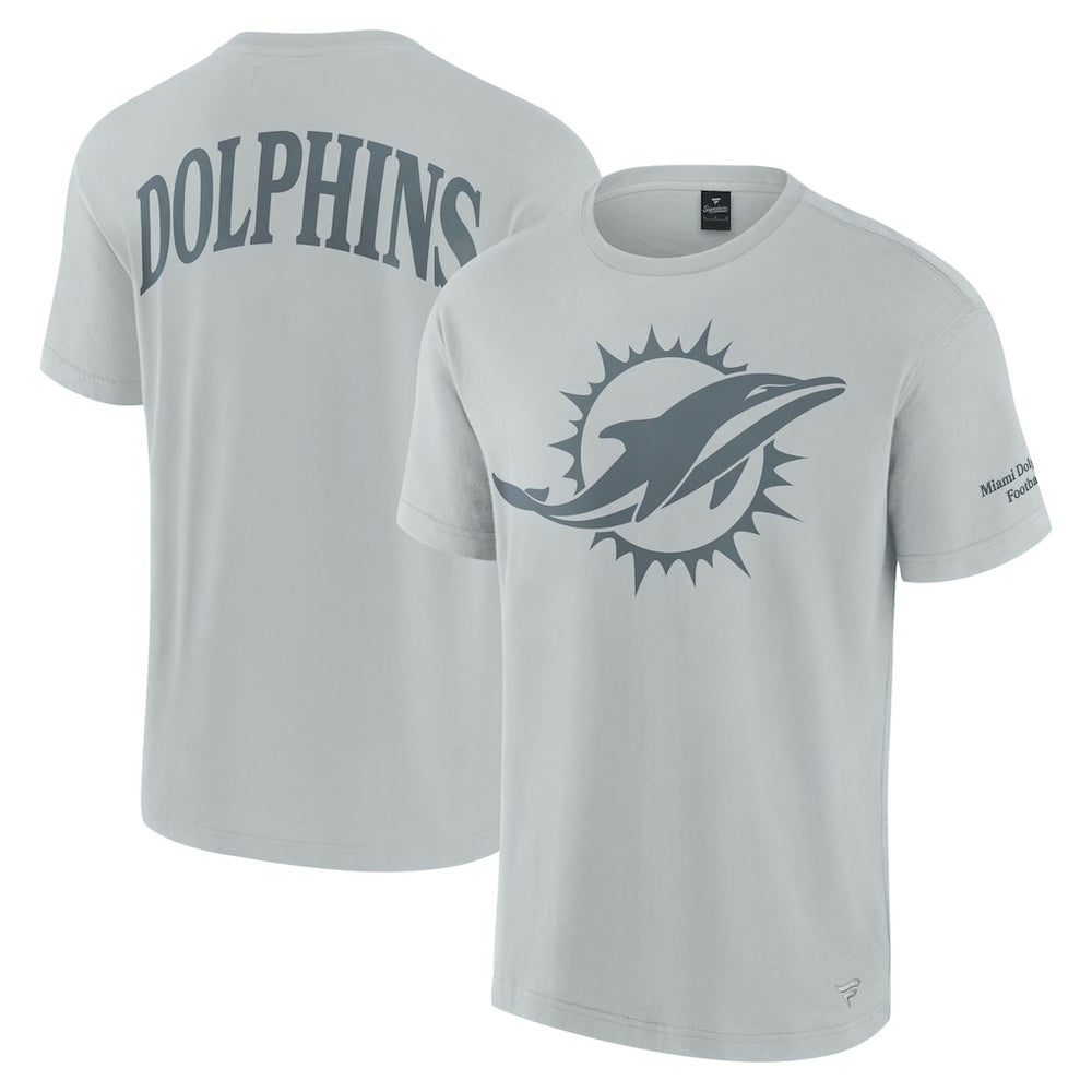 Miami Dolphins Unisex Elements Iconic T-Shirt - Gray discount