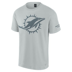 Miami Dolphins Unisex Elements Iconic T-Shirt - Gray discount