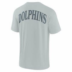 Miami Dolphins Unisex Elements Iconic T-Shirt - Gray discount