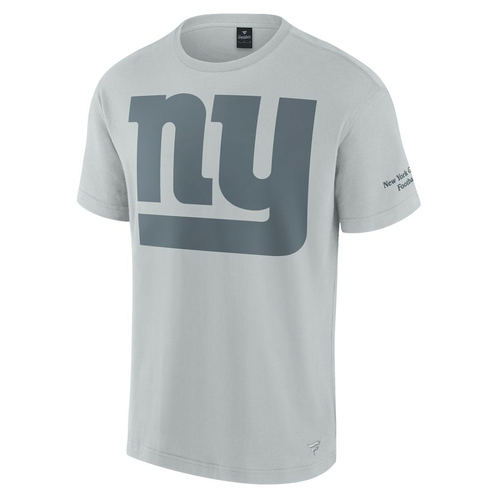 New York Giants Unisex Elements Iconic T-Shirt - Gray discount