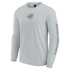 Miami Dolphins Unisex Elements Strive Long Sleeve T-Shirt - Gray online