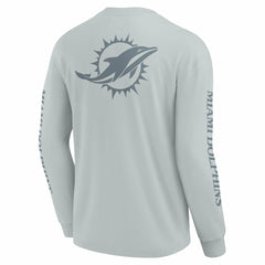 Miami Dolphins Unisex Elements Strive Long Sleeve T-Shirt - Gray online