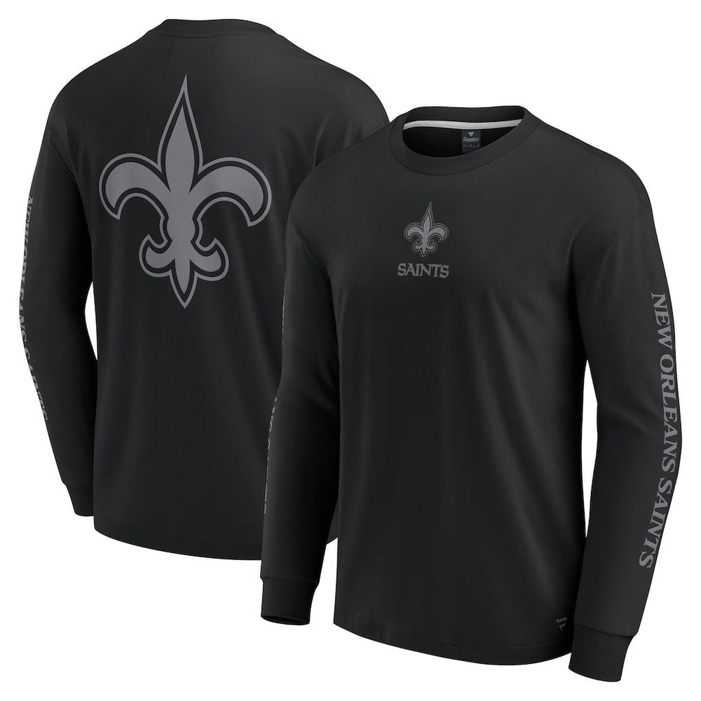 New Orleans Saints Unisex Elements Strive Long Sleeve T-Shirt - Black sale
