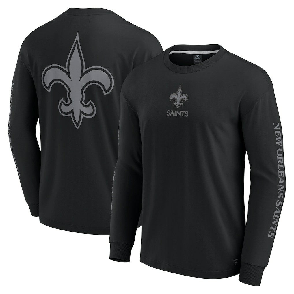 New Orleans Saints Unisex Elements Strive Long Sleeve T-Shirt - Black sale