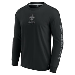 New Orleans Saints Unisex Elements Strive Long Sleeve T-Shirt - Black sale