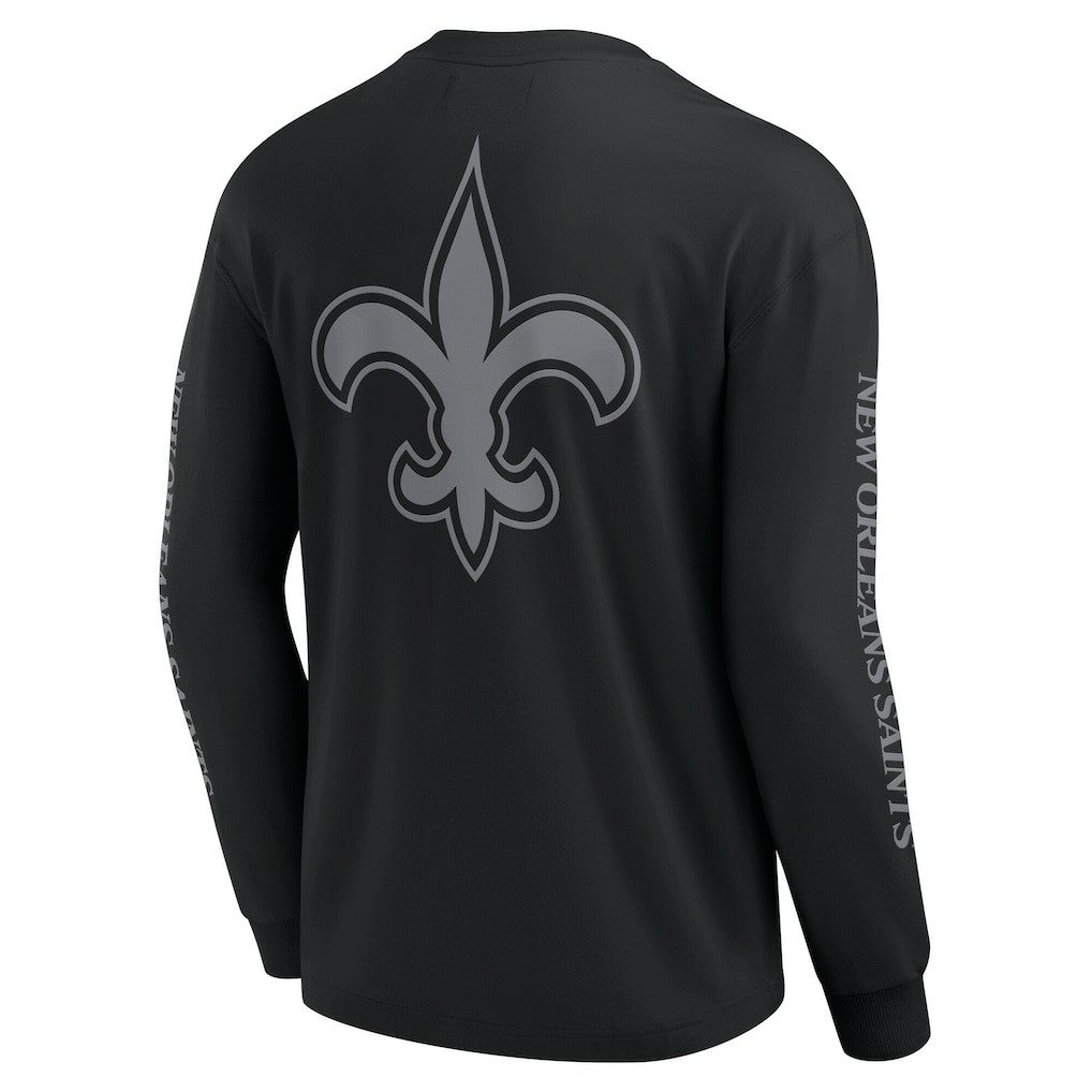 New Orleans Saints Unisex Elements Strive Long Sleeve T-Shirt - Black sale