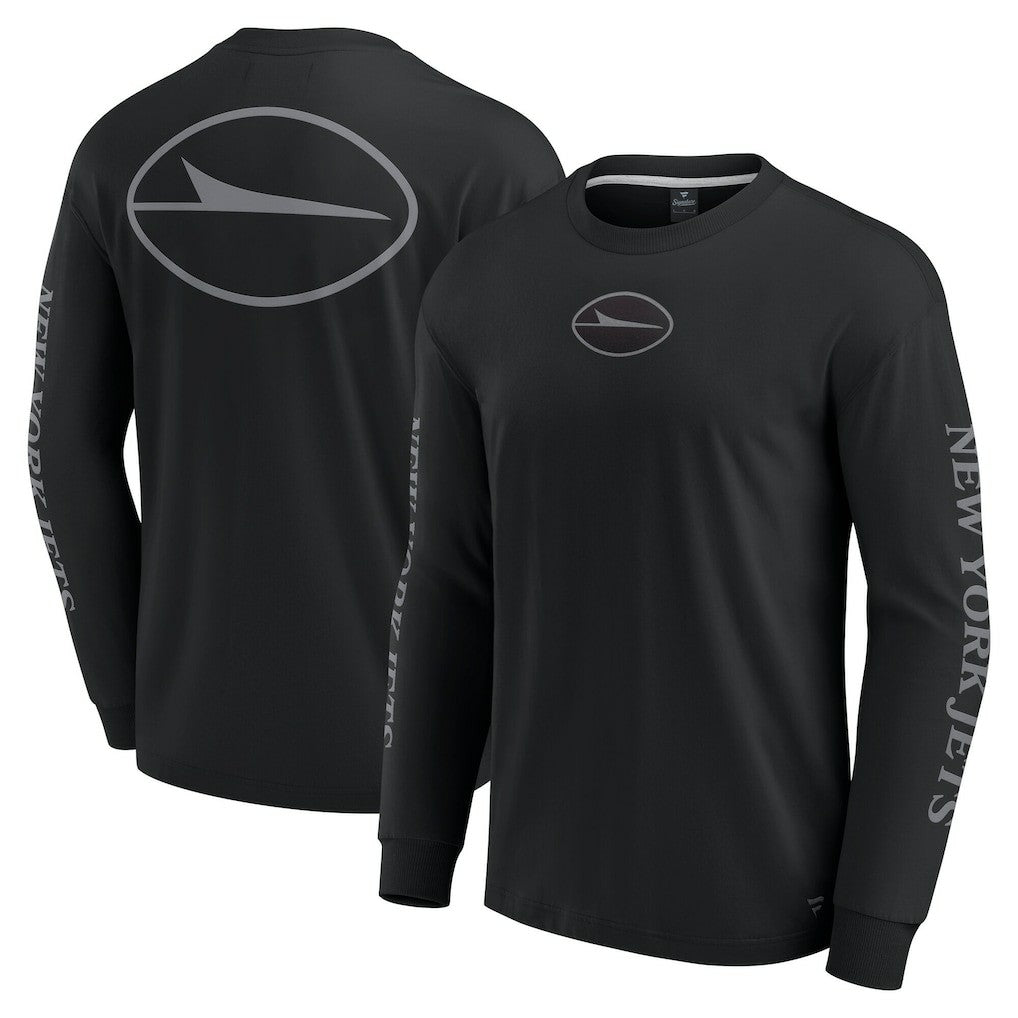 New York Jets Unisex Elements Strive Long Sleeve T-Shirt - Black outlet