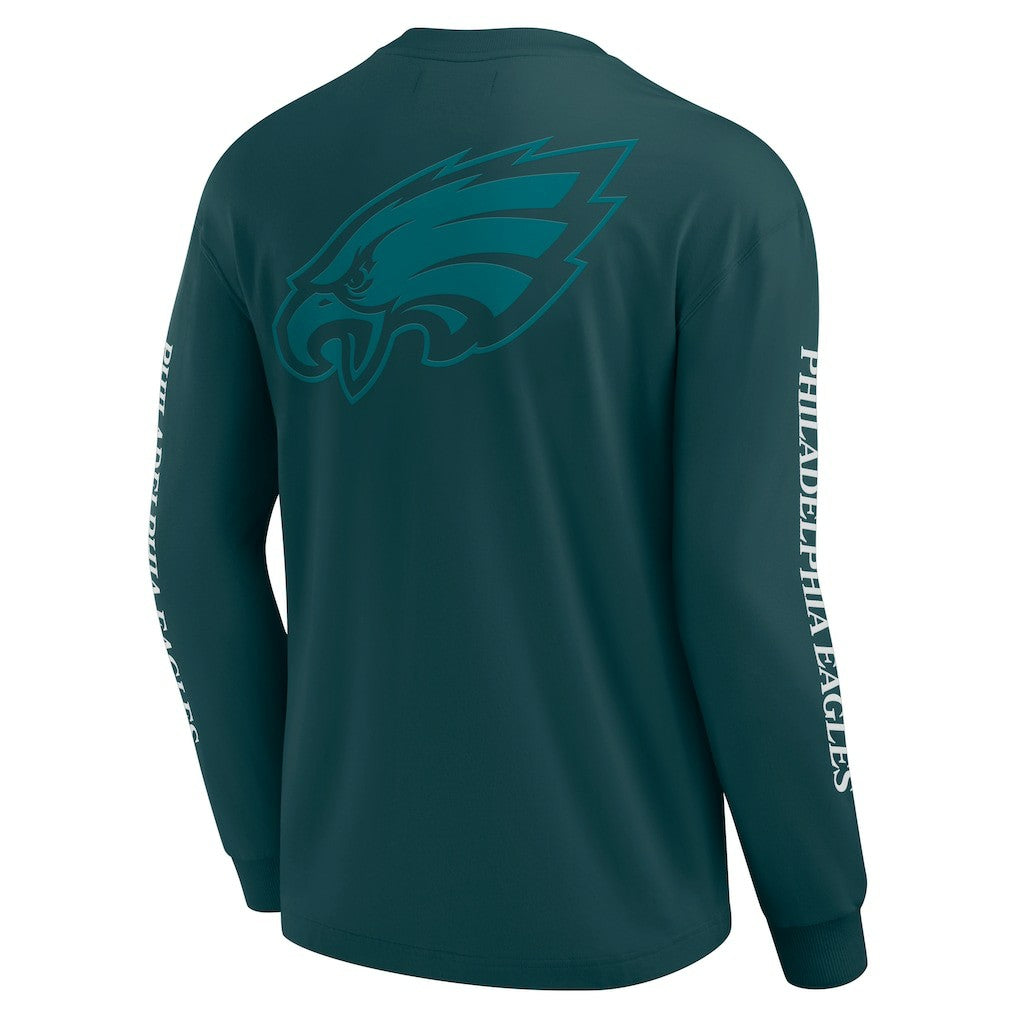 Philadelphia Eagles Unisex Elements Strive Long Sleeve T-Shirt - Midnight Green cheap
