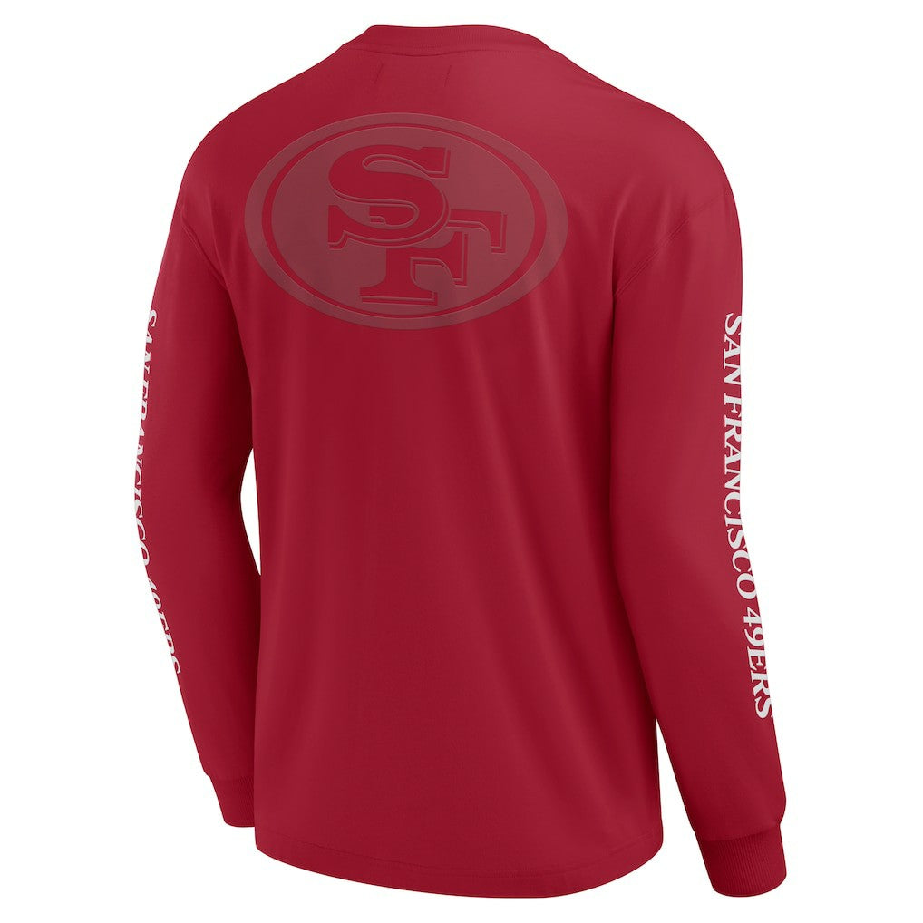 San Francisco 49ers Unisex Elements Strive Long Sleeve T-Shirt - Scarlet outlet