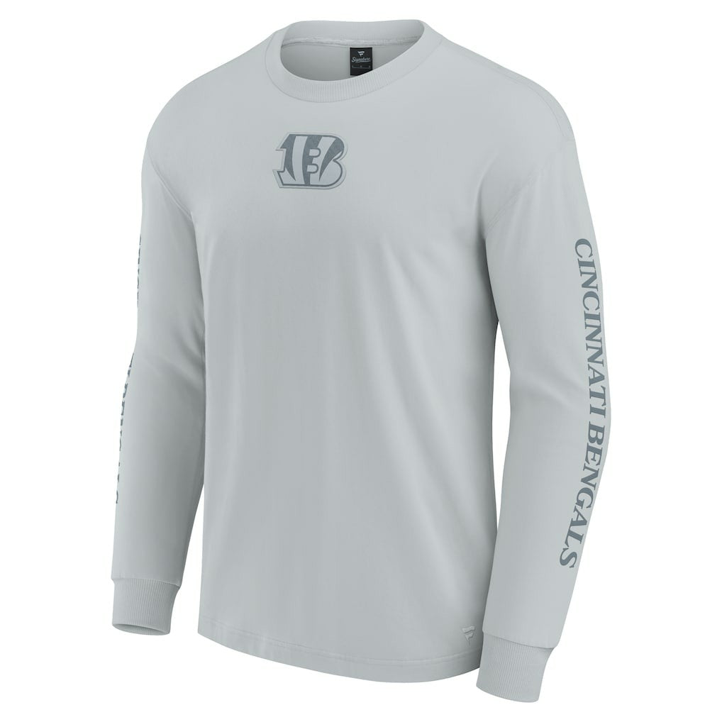 Cincinnati Bengals Unisex Elements Strive Long Sleeve T-Shirt - Gray for sale