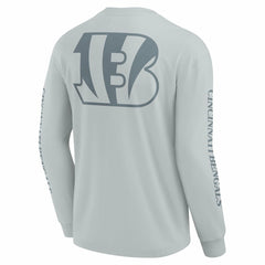 Cincinnati Bengals Unisex Elements Strive Long Sleeve T-Shirt - Gray for sale