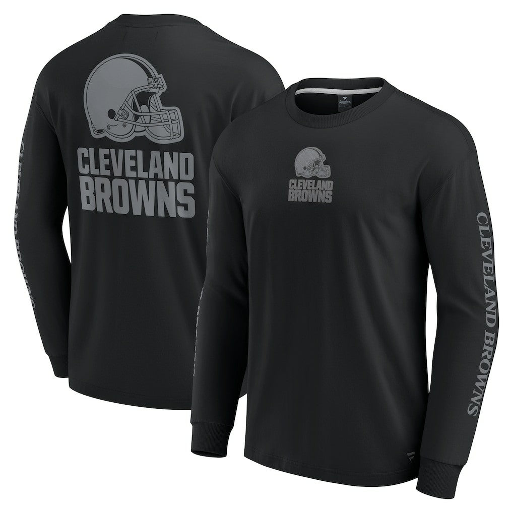 Cleveland Browns Unisex Elements Strive Long Sleeve T-Shirt - Black sale