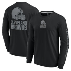 Cleveland Browns Unisex Elements Strive Long Sleeve T-Shirt - Black sale