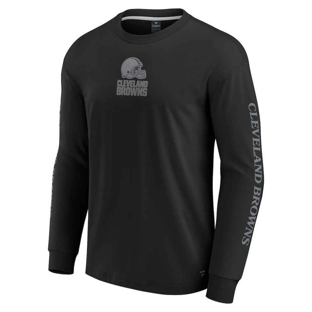 Cleveland Browns Unisex Elements Strive Long Sleeve T-Shirt - Black sale