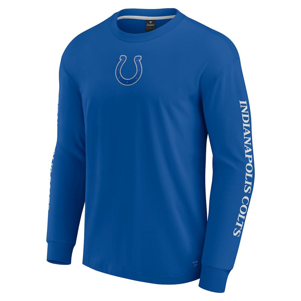 Indianapolis Colts Unisex Elements Strive Long Sleeve T-Shirt - Royal discount