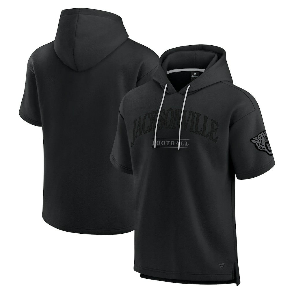Jacksonville Jaguars Unisex Elements Ready Short Sleeve Pullover Hoodie - Black discount