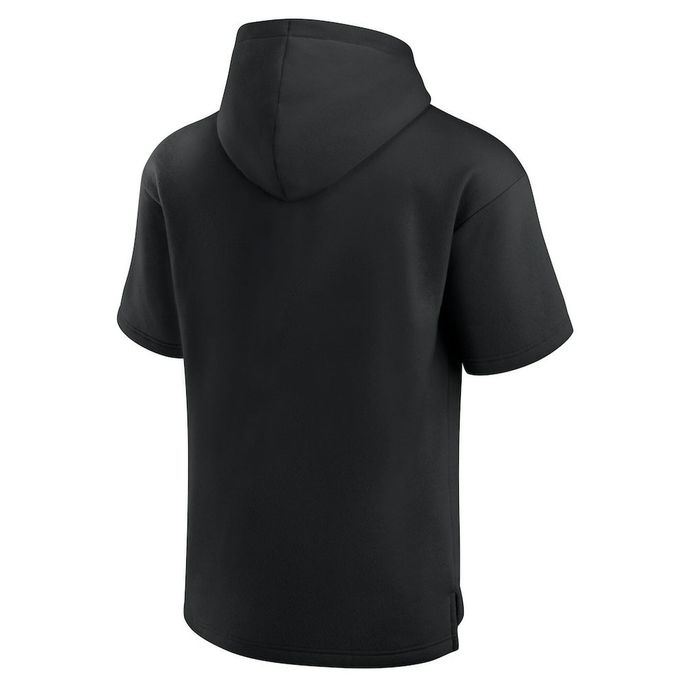 Carolina Panthers Unisex Elements Ready Short Sleeve Pullover Hoodie - Black cheap