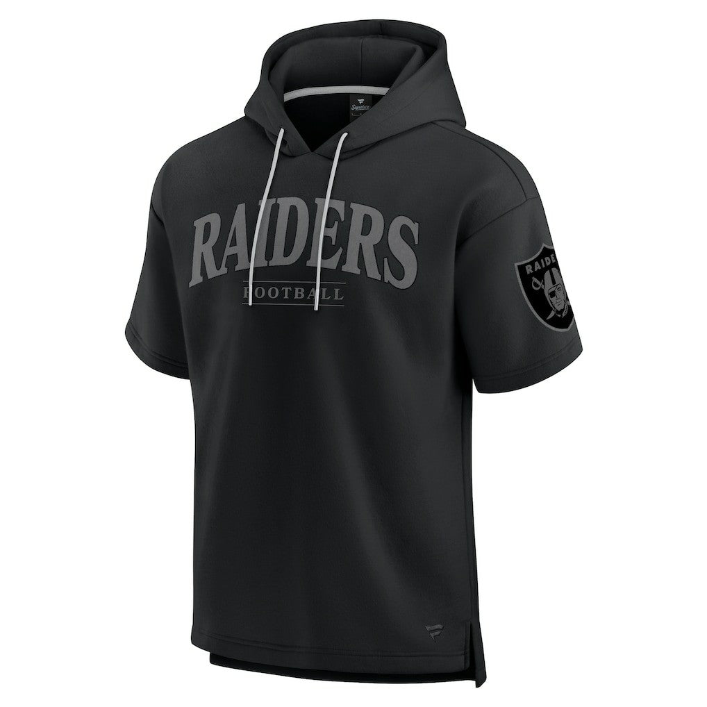 Las Vegas Raiders Unisex Elements Ready Short Sleeve Pullover Hoodie - Black online