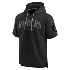 Las Vegas Raiders Unisex Elements Ready Short Sleeve Pullover Hoodie - Black online