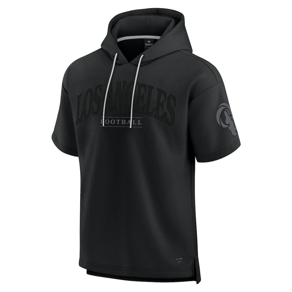 Los Angeles Rams Unisex Elements Ready Short Sleeve Pullover Hoodie - Black online
