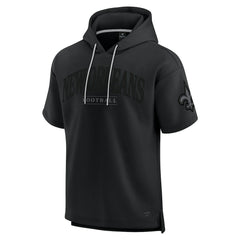 New Orleans Saints Unisex Elements Ready Short Sleeve Pullover Hoodie - Black online