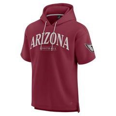 Arizona Cardinals Unisex Elements Ready Short Sleeve Pullover Hoodie - Cardinal discount
