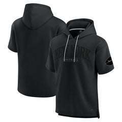 New York Jets Unisex Elements Ready Short Sleeve Pullover Hoodie - Black sale