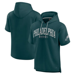 Philadelphia Eagles Unisex Elements Ready Short Sleeve Pullover Hoodie - Green outlet