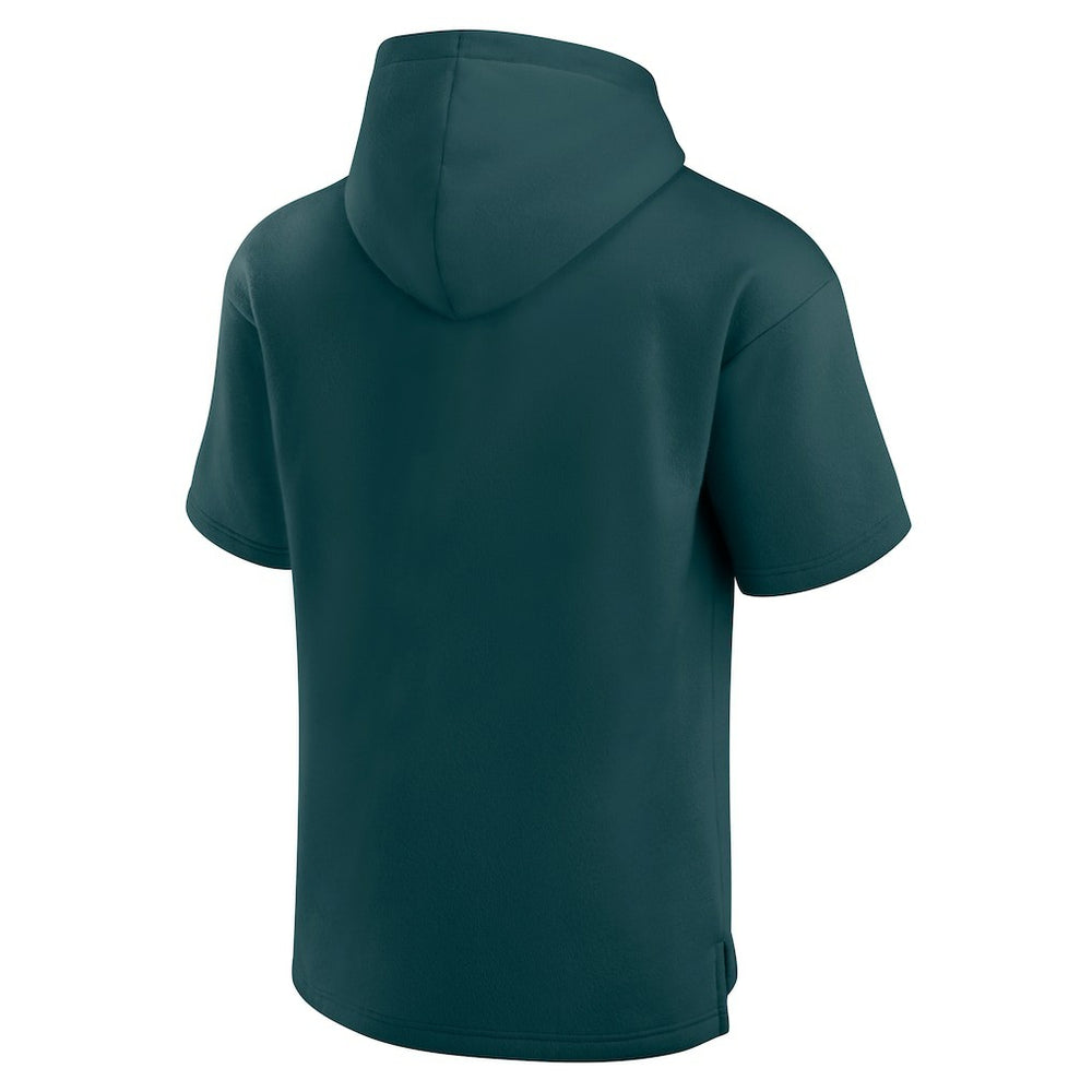 Philadelphia Eagles Unisex Elements Ready Short Sleeve Pullover Hoodie - Green outlet