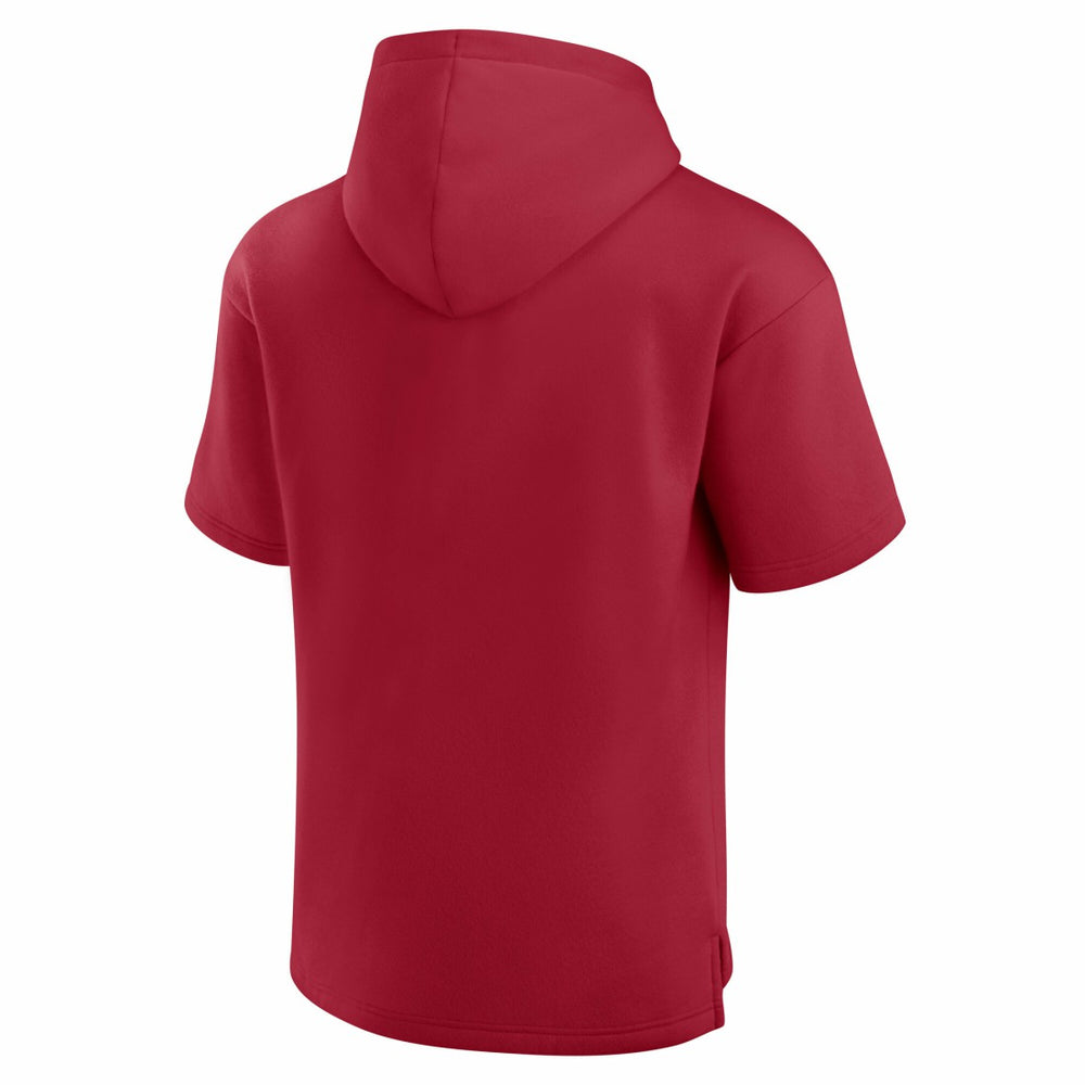 Tampa Bay Buccaneers Unisex Elements Ready Short Sleeve Pullover Hoodie - Cardinal sale
