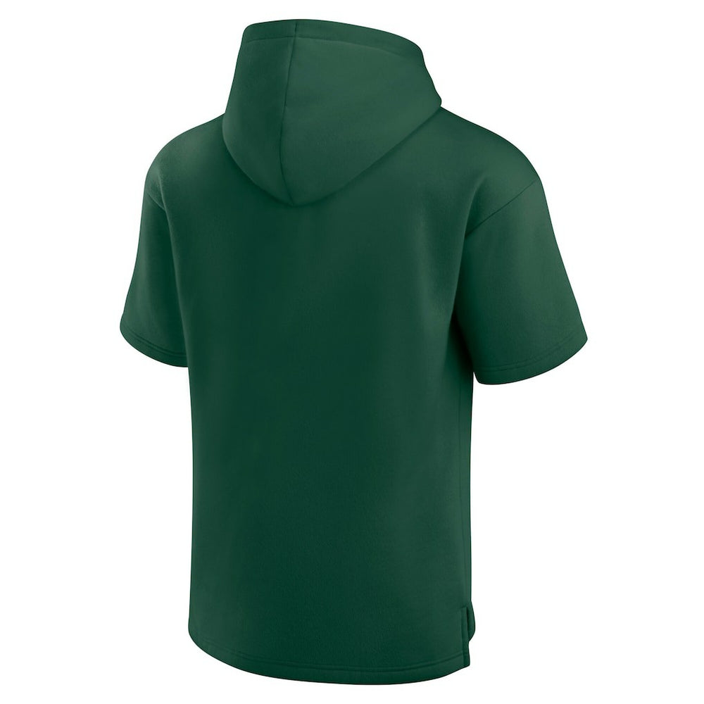 Green Bay Packers Unisex Elements Ready Short Sleeve Pullover Hoodie - Green sale