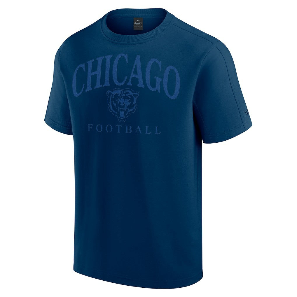 Chicago Bears Unisex Elements Flex Tri-Blend T-Shirt - Navy discount