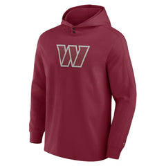 Washington Commanders Elements Blaze Tri-Blend Long Sleeve Hoodie T-Shirt - Burgundy for sale