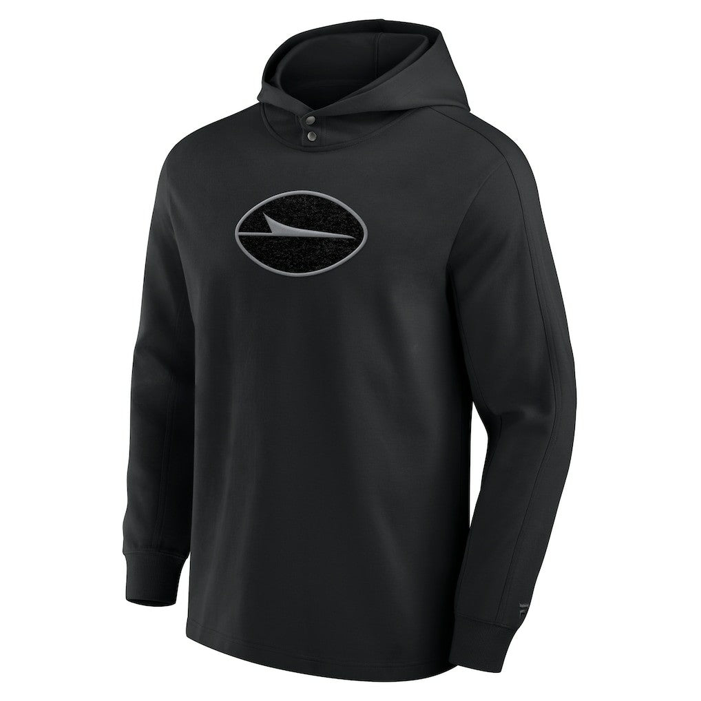 New York Jets Elements Blaze Tri-Blend Long Sleeve Hoodie T-Shirt - Black discount
