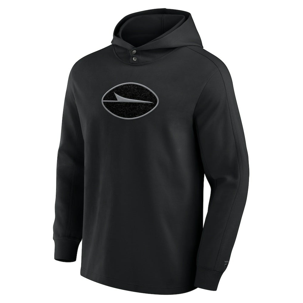 New York Jets Elements Blaze Tri-Blend Long Sleeve Hoodie T-Shirt - Black discount